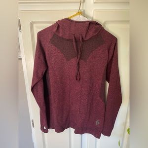 Black Diamond maroon base layer, size small